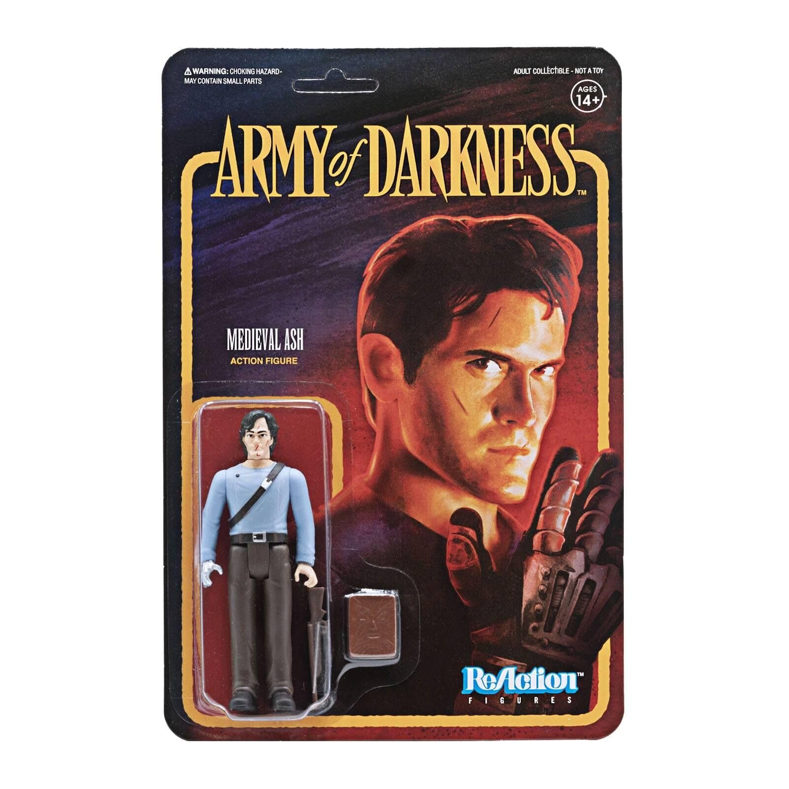 Amazon.com: Super7 Army of Darkness: Medieval Ash Reaction Figure